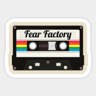 Fear Factory / Cassette Tape Style Sticker